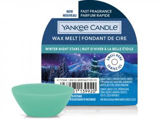 Yankee Candle – vonný vosk Winter Night Stars (Hvězdy zimní noci), 22 g