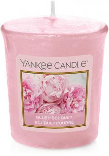 Yankee Candle – votivní svíčka Blush Bouquet (Růžová kytice), 49 g