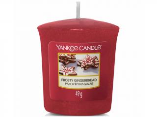 Yankee Candle – votivní svíčka Frosty Gingerbread (Perník s polevou), 49 g