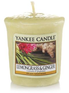 Yankee Candle – votivní svíčka Lemongrass and Ginger (Citronová tráva a zázvor), 49 g