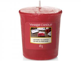 Yankee Candle – votivní svíčka Letters to Santa (Vánoční dopisy), 49 g