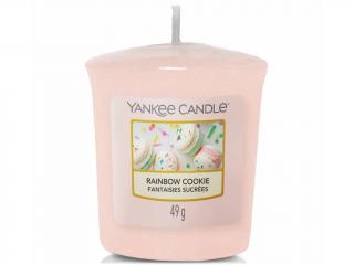 Yankee Candle – votivní svíčka Rainbow Cookie (Duhové makronky), 49 g