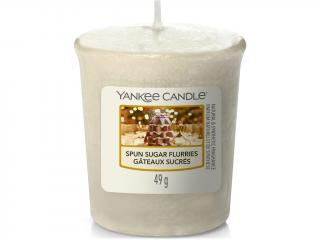 Yankee Candle – votivní svíčka Spun Sugar Flurries (Vířící závěje cukru), 49 g