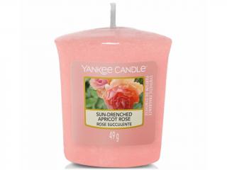 Yankee Candle – votivní svíčka Sun Drenched Apricot Rose (Vyšisovaná meruňková růže), 49 g