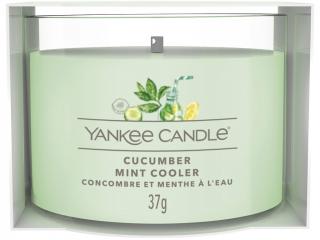 Yankee Candle –  votivní svíčka ve skle Cucumber Mint Cooler (Okurková limonáda s mátou), 37 g
