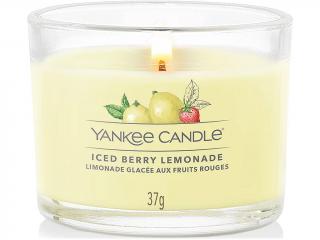 Yankee Candle –  votivní svíčka ve skle Iced Berry Lemonade (Ledová limonáda), 37 g