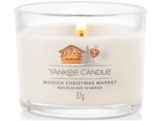 Yankee Candle –  votivní svíčka ve skle Munich Christmas Market (Vánoční trh v Mnichově), 37 g