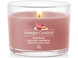 Yankee Candle –  votivní svíčka ve skle Parisian Holiday Brunch (Vánoční brunch v Paříži), 37 g