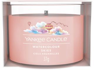 Yankee Candle –  votivní svíčka ve skle Watercolour Skies (Akvarelová obloha), 37 g