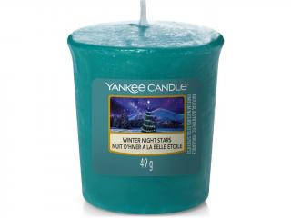 Yankee Candle – votivní svíčka Winter Night Stars (Hvězdy zimní noci), 49 g