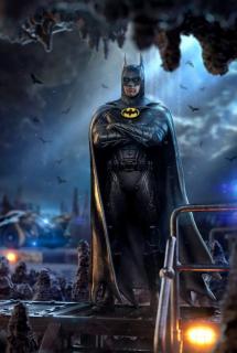 Batman Michael Keaton - The Flash Art Scale