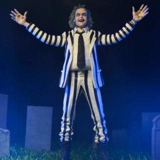Beetlejuice 1988 figurka: Striped Suit Beetlejuice 45 cm
