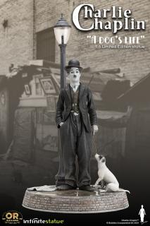 Charlie Chaplin: B/W Old & Rare statue