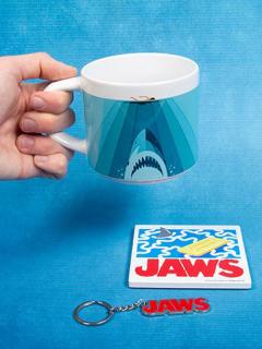 Jaws (Čelisti) hrnek, přívěšek a podtácek