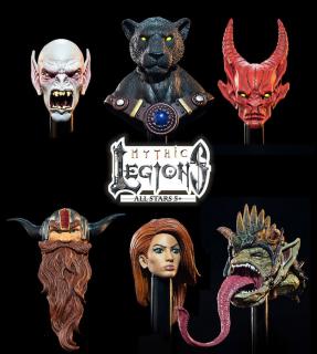 Mythic Legions: All Stars Accessory Set Heads Pack