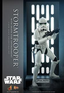 Star Wars Movie Masterpiece figurka Stormtrooper with Death Star Environment