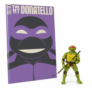 Teenage Mutant Ninja Turtles BST AXN figurka a komiks Donatello Exclusive