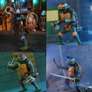 Teenage Mutant Ninja Turtles (Cartoon) VHS - 4 figurky