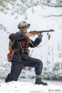 WW II Soviet Russian Mountain Infantry Officer (Alert Line)