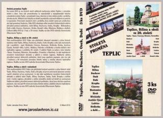3 DVD Teplice, Bílina, Duchcov, Osek, Dubí, Krupka a okolí (Historické pohlednice a fotografie na DVD)