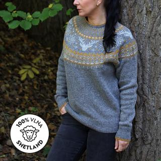 Fair Isle / curry Velikost: M