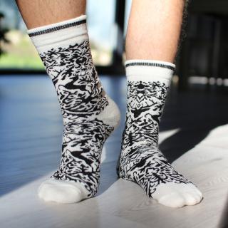 Ponožky / Merino Cream Velikost: 35-38