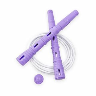 Katana Rope Basic s PVC lankem Průměr lanka: 4mm (ženy, děti), Barva lanka: Bílá, Barva rukojeti: Fialová