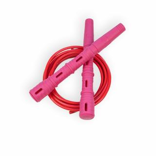 Katana Rope Basic s PVC lankem Průměr lanka: 4mm (ženy, děti), Barva lanka: Červená, Barva rukojeti: Růžová
