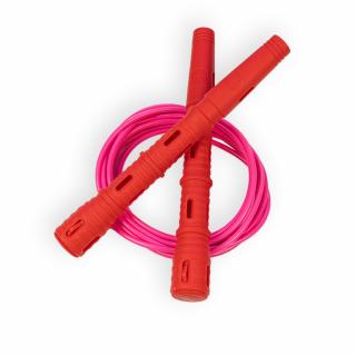 Katana Rope Basic s PVC lankem Průměr lanka: 4mm (ženy, děti), Barva lanka: Růžová, Barva rukojeti: Červená
