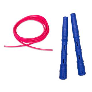 Katana Rope Basic s PVC lankem Průměr lanka: 4mm (ženy, děti), Barva lanka: Růžová, Barva rukojeti: Modrá