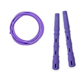Katana Rope Basic s PVC lankem Průměr lanka: 5mm (muži), Barva lanka: Fialová, Barva rukojeti: Fialová
