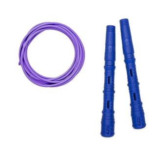 Katana Rope Basic s PVC lankem Průměr lanka: 5mm (muži), Barva lanka: Fialová, Barva rukojeti: Modrá