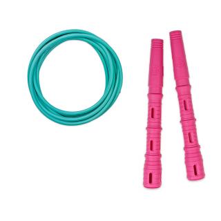 Katana Rope Basic s PVC lankem Průměr lanka: 5mm (muži), Barva lanka: Mint, Barva rukojeti: Růžová