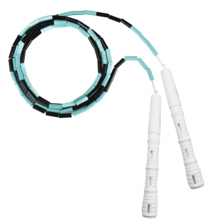 Korálkové Katana Rope Barva rukojeti: Bílá, Barva korálků: Černá/mint