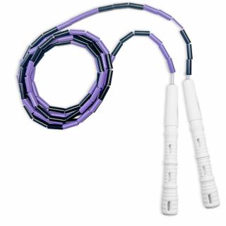 Korálkové Katana Rope Barva rukojeti: Bílá, Barva korálků: Fialovo-černá