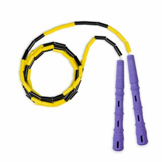 Korálkové Katana Rope Barva rukojeti: Fialová, Barva korálků: Žluto/černá