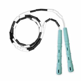 Korálkové Katana Rope Barva rukojeti: Mint, Barva korálků: Bílo/černá