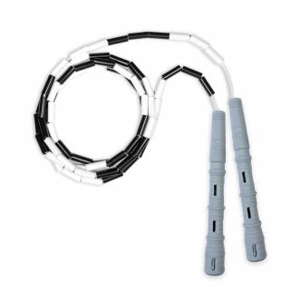 Korálkové Katana Rope Barva rukojeti: Šedá, Barva korálků: Bílo/černá