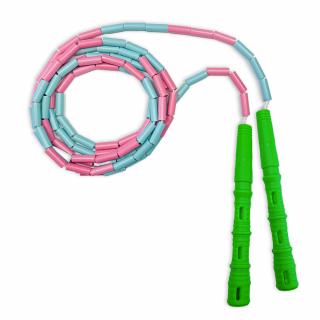 Korálkové Katana Rope Barva rukojeti: Zelená, Barva korálků: Růžová-mint