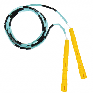Korálkové Katana Rope Barva rukojeti: Žlutá, Barva korálků: Černá/mint