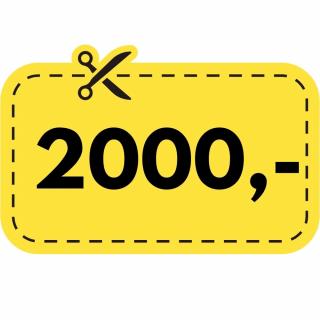 Poukaz na 2000,- KČ