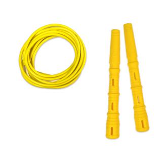 Švihadlo Katana Rope 3v1 s PVC - Švihej.cz Průměr lanka: 5mm (muži), Barva lanka: Žlutá, Barva rukojeti: Žlutá