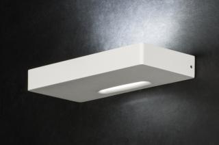 Nástěnné designové bílé LED svítidlo Nogent (LMD)