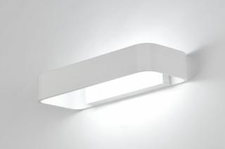 Nástěnné designové bílé LED svítidlo Vicarri (LMD)