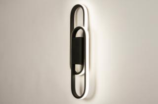 Nástěnné designové LED svítidlo Aret Duo Black (LMD)