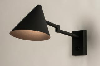 Nástěnné designové svítidlo Florentia Nero (LMD)