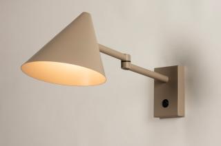 Nástěnné designové svítidlo Florentia Taupe (LMD)