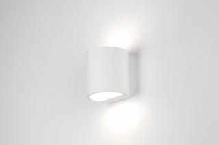 Nástěnné keramické bílé svítidlo Relax 15  (LMD)