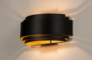 Nástěnné svítidlo Dion X Black and Gold 30 (LMD)