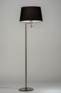 Stojací designová černá lampa La Scale Black Nuo (LMD)